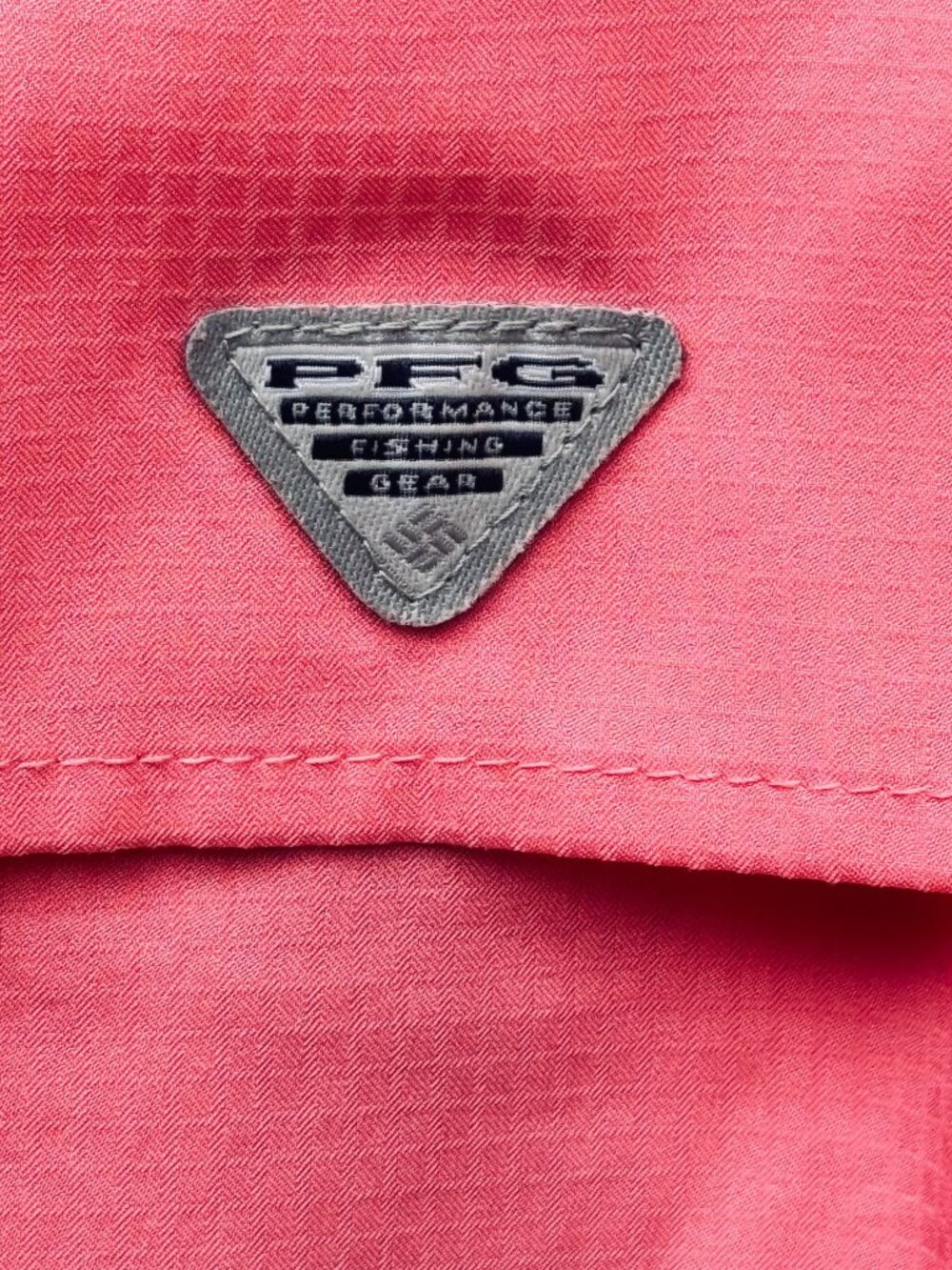 Columbia PFG Womens Pink Long Sleeve Vented Fishing Shirt Medium - Picture 5 of 9